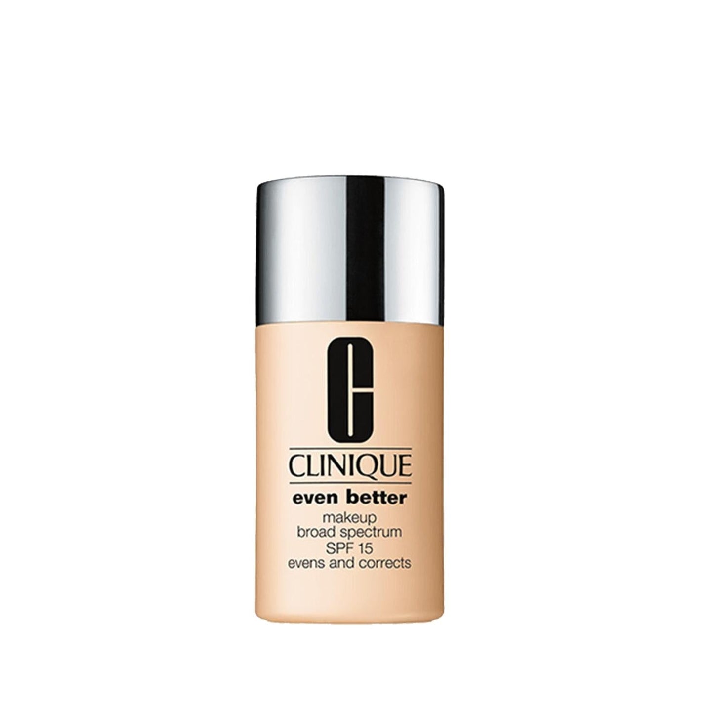 Foundation Clinique Even Better bottle in Buff shade with silver cap on Tampa Home & Garden Store