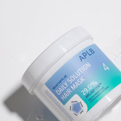 APLB Daily Solution Hair Mask jar 150 ml with blue gradient label Seoulia on Tampa Home & Garden Store