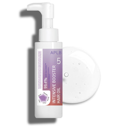 APLB Intensive Booster Hair Oil bottle with white pump by Seoulia, 80ml on Tampa Home & Garden Store