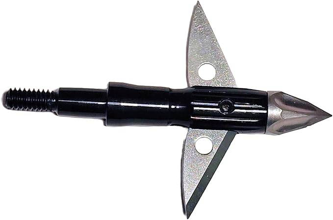 Zeus Apollo broadhead with black ferrule and silver blades 100/125 grain tips on Tampa Home & Garden Store