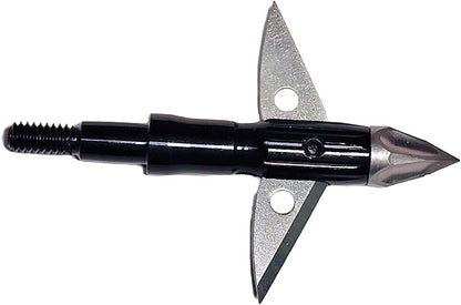 Zeus Apollo broadhead with black ferrule and silver blades 100/125 grain tips on Tampa Home & Garden Store