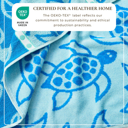 Velour Cotton Beach Towels and Maui Two Pack