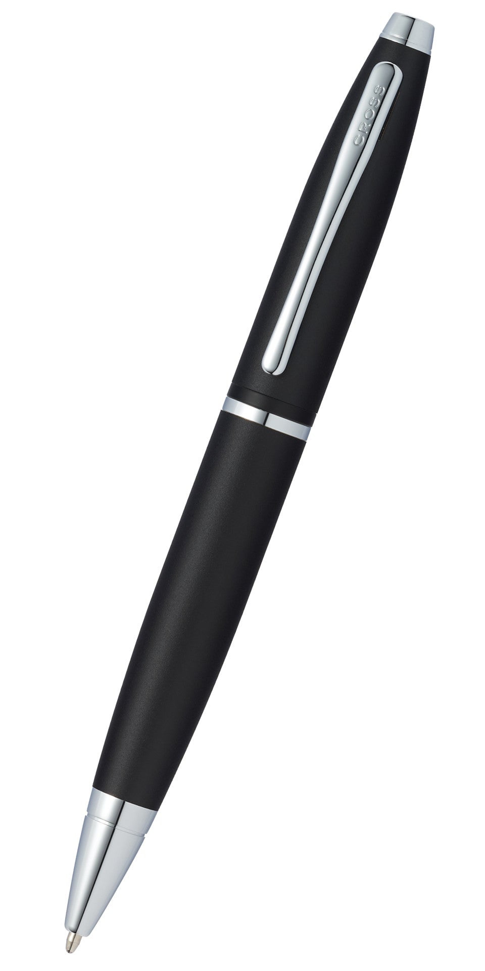 Calais Matte Black ballpoint pen with silver-tone clip by A.T. Cross on Tampa Home & Garden Store