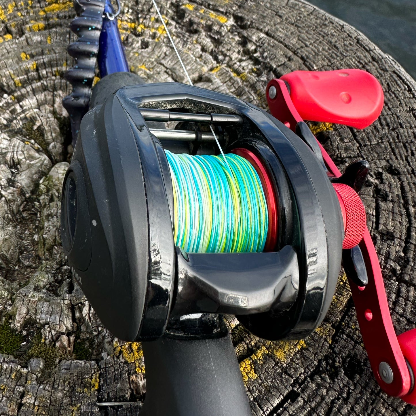 Ligne de pêche tressée Reaction Tackle - Camouflage Aqua