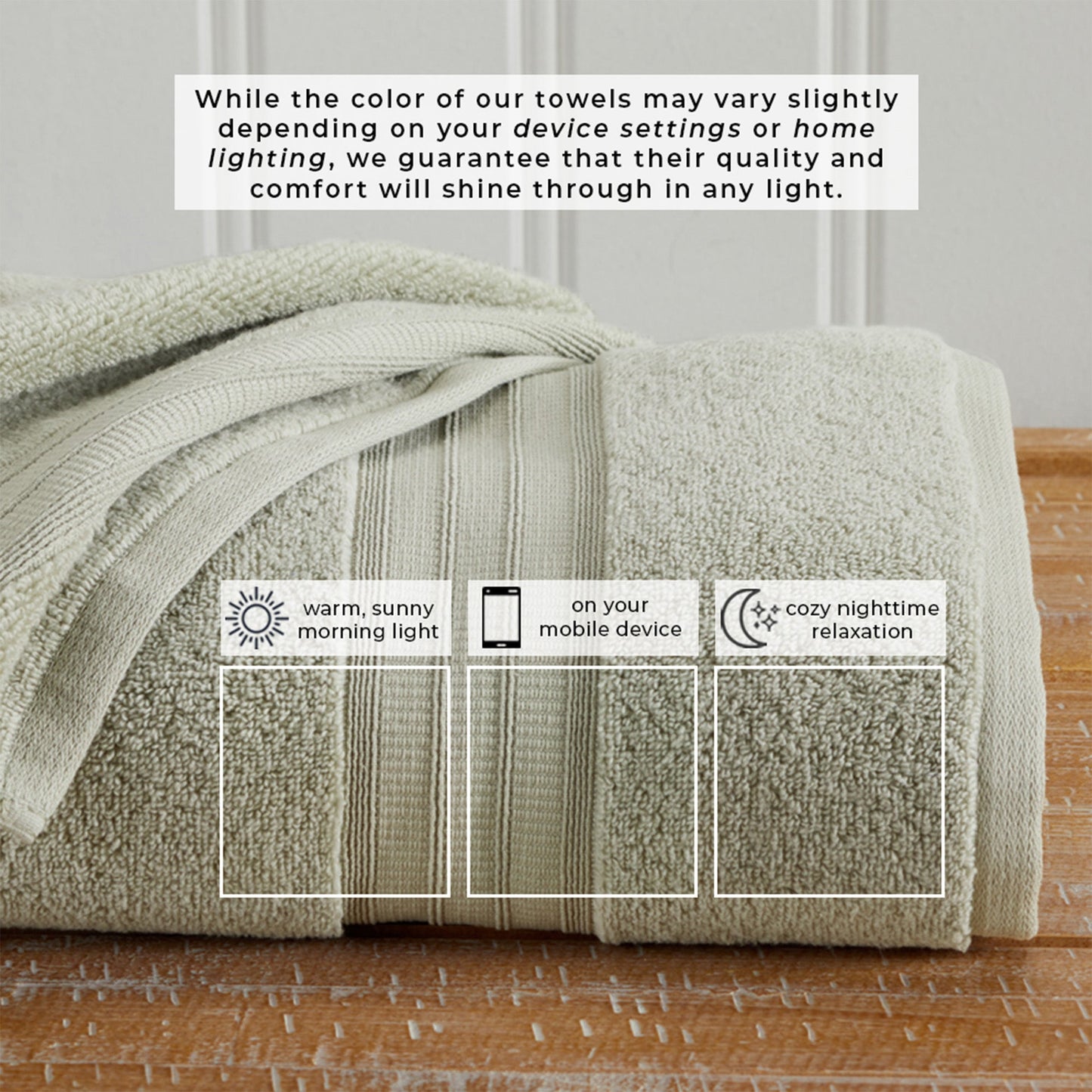 Premium Zero Twist Cotton Bath Towel and Set