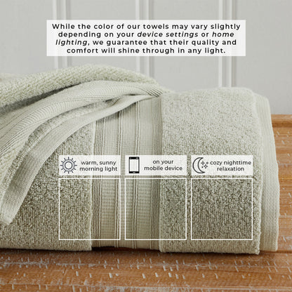 Premium Zero Twist Cotton Bath Towel and Set