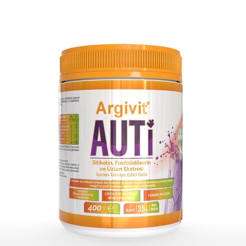 Argivit AUTI 400 g vitamin supplement jar with orange lid from Beauty Care Bag on Tampa Home & Garden Store