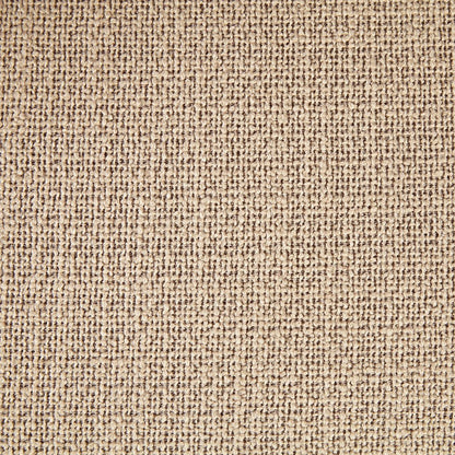 Armless dining chair beige woven fabric upholstery closeup on Tampa Home & Garden Store