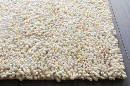 Oakridge Area Rug by Boutique Rugs, cream shag pile on Tampa Home & Garden Store