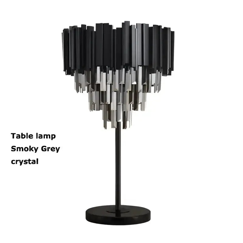 Art Deco Golden Crystal Marble Led Floor Lamp