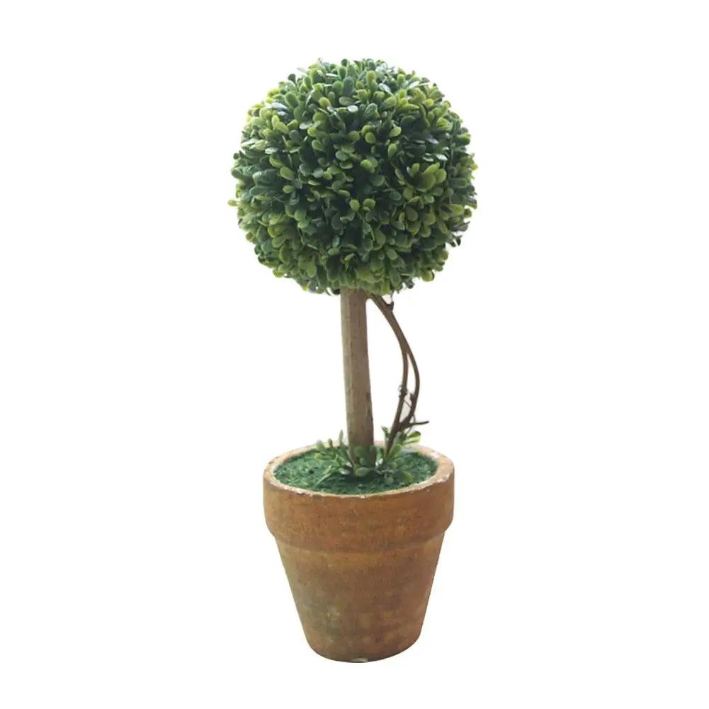 Artificial Heart Star Round Potted Bonsai Ornament