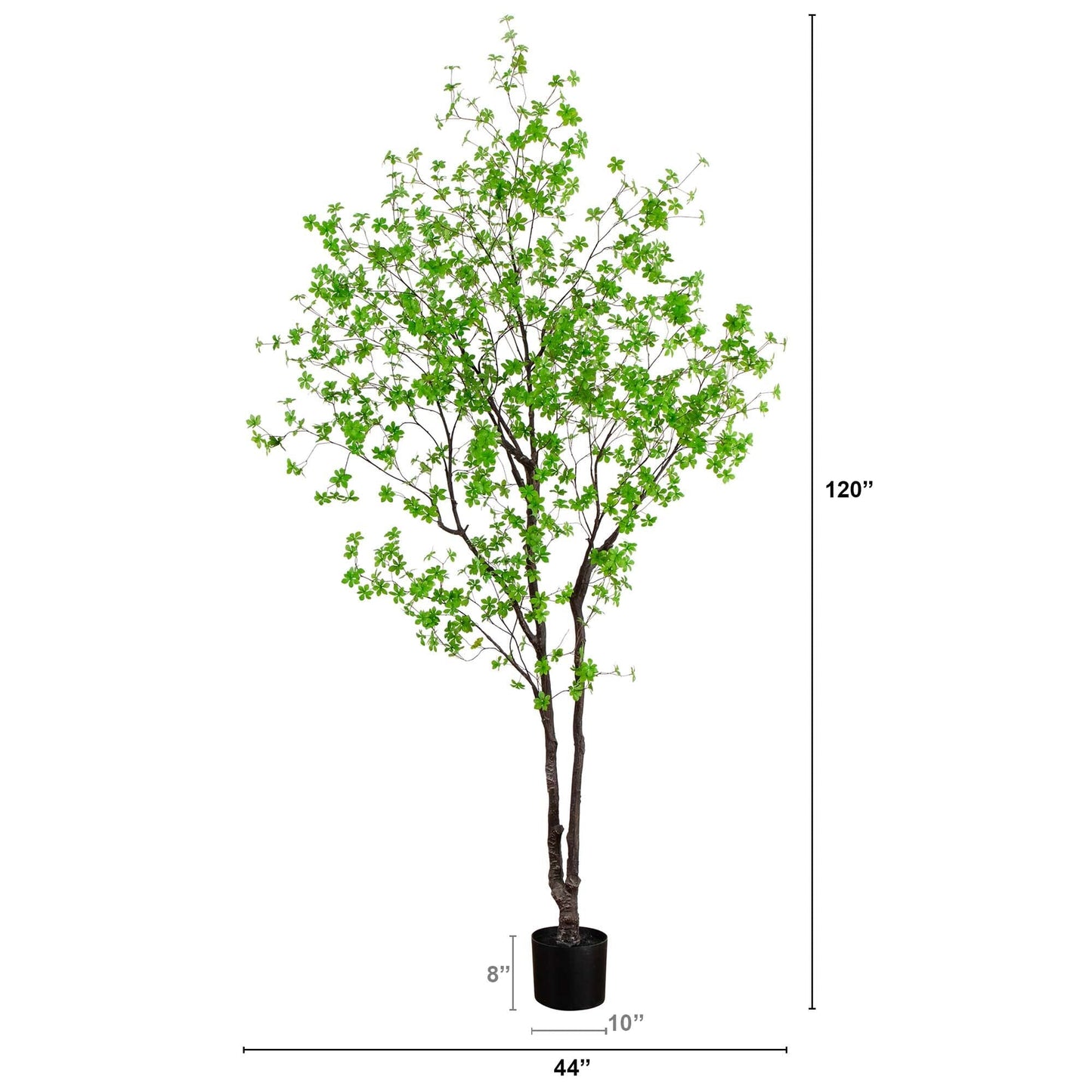 Arbre artificiel minimaliste Enkianthus de 10 pieds
