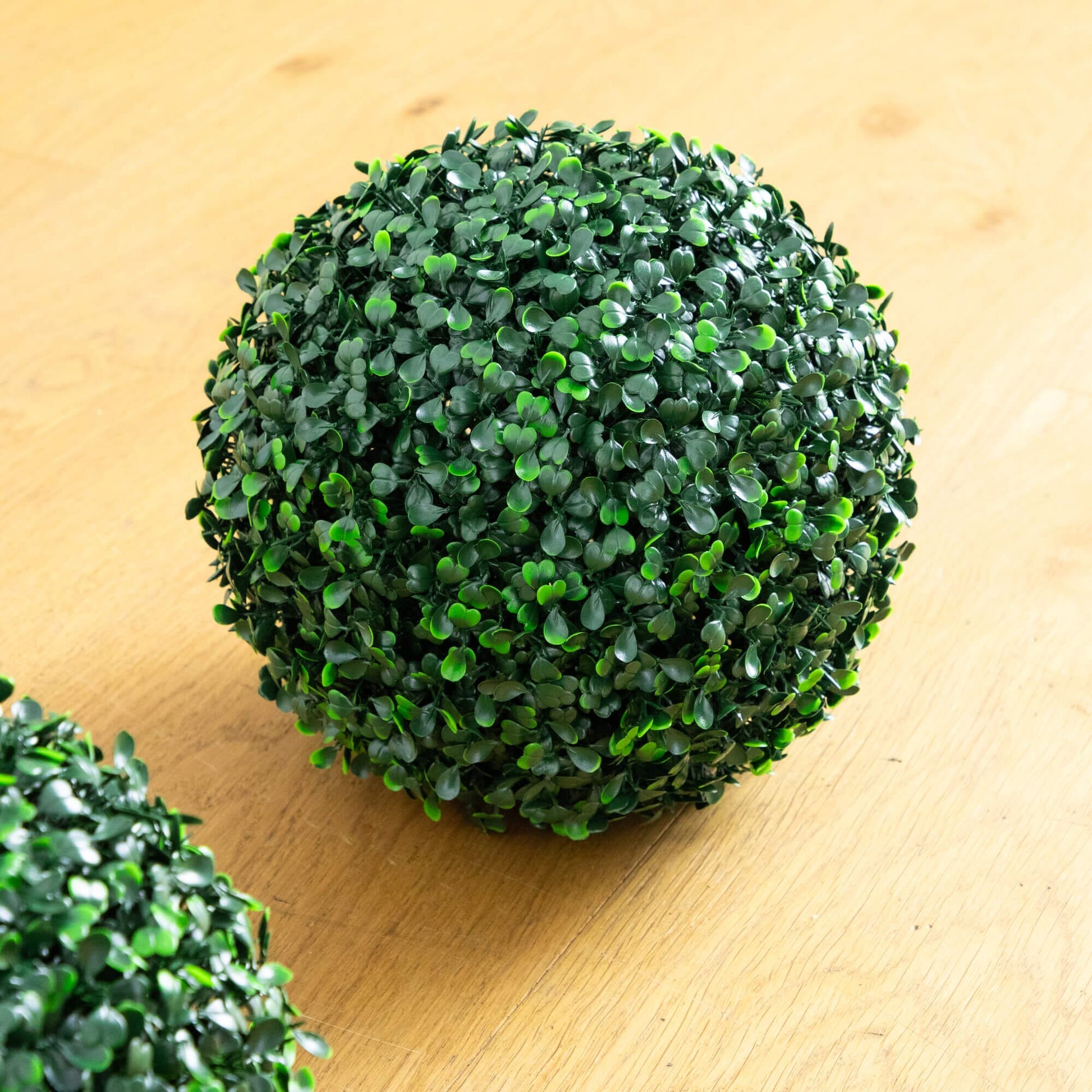 8in UV resistant boxwood ball topiary set of 4 by Nearly Natural indoor/outdoor use on Tampa Home & Garden Store