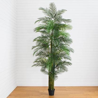 11' UV-resistant artificial Areca palm tree by Nearly Natural for indoor/outdoor use on Tampa Home & Garden Store