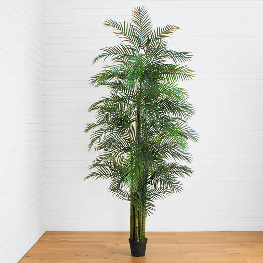 11' UV-resistant artificial Areca palm tree by Nearly Natural for indoor/outdoor use on Tampa Home & Garden Store