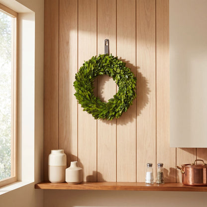 14” Preserved Boxwood Wreath