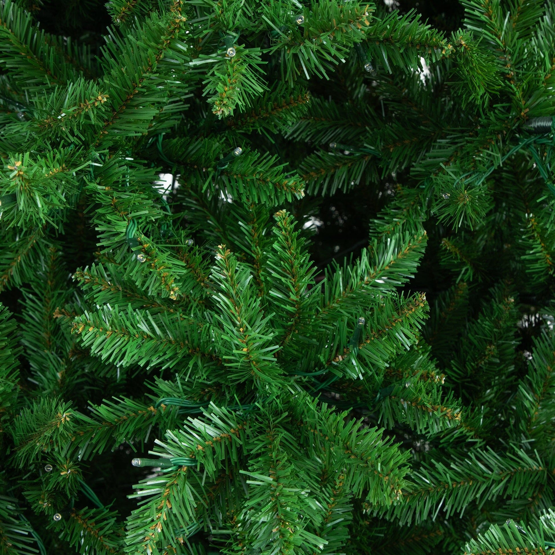 15 ft slim Green Mountain Pine Christmas Tree by Nearly Natural with 1900 warm white LEDs on Tampa Home & Garden Store