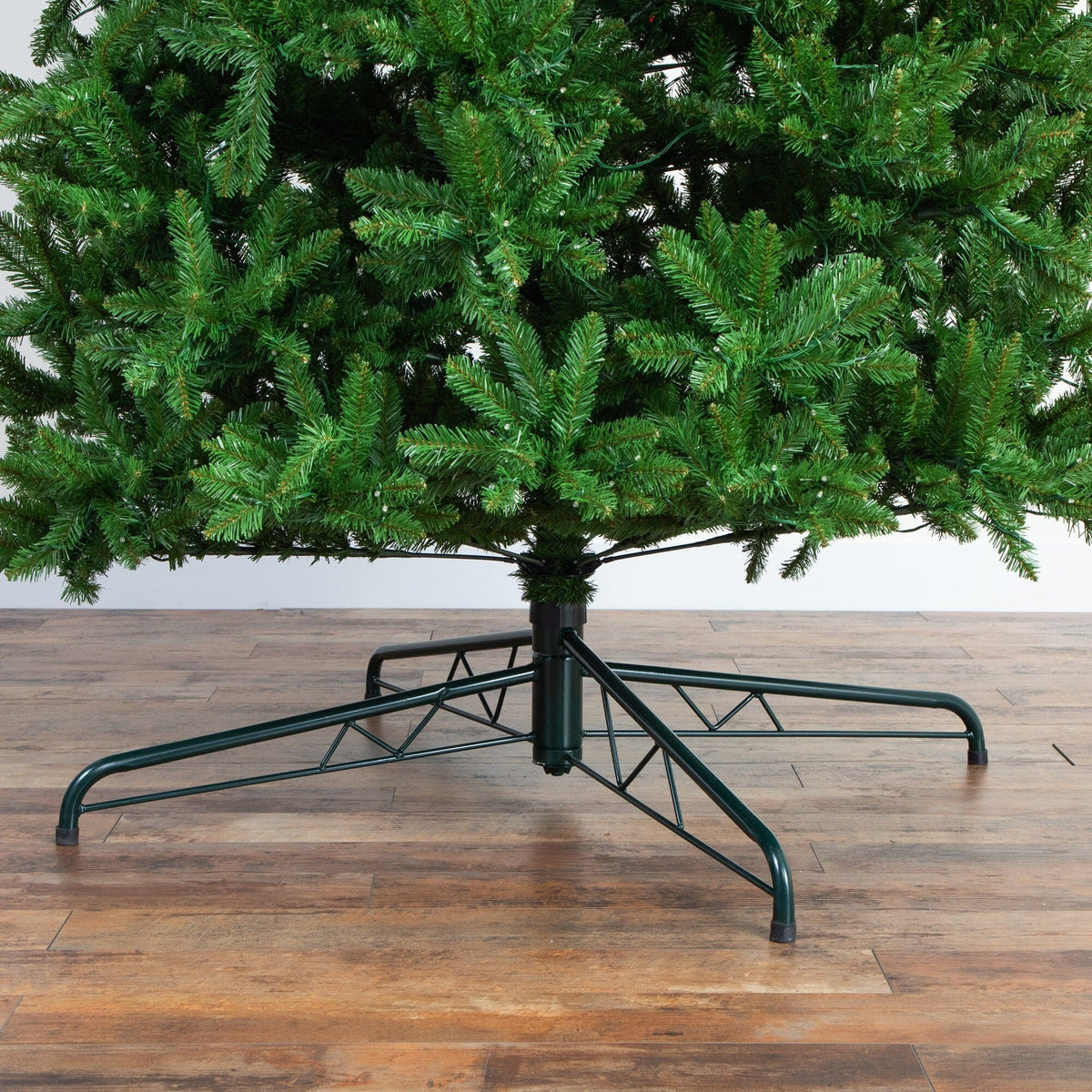 15’ Slim Green Mountain Pine Christmas Tree by Nearly Natural with 1900 White LED Lights on Tampa Home & Garden Store