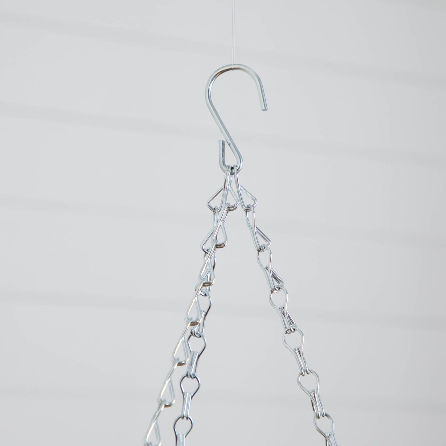 Hanging metal chain links and curved hooks for Christmas decor by Nearly Natural on Tampa Home & Garden Store