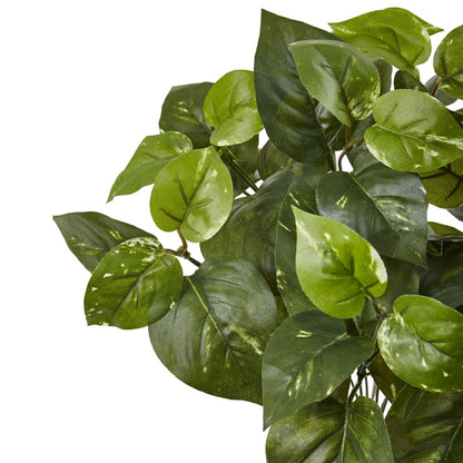 16in pothos artificial plant set of 6 with glossy green leaves by Nearly Natural on Tampa Home & Garden Store