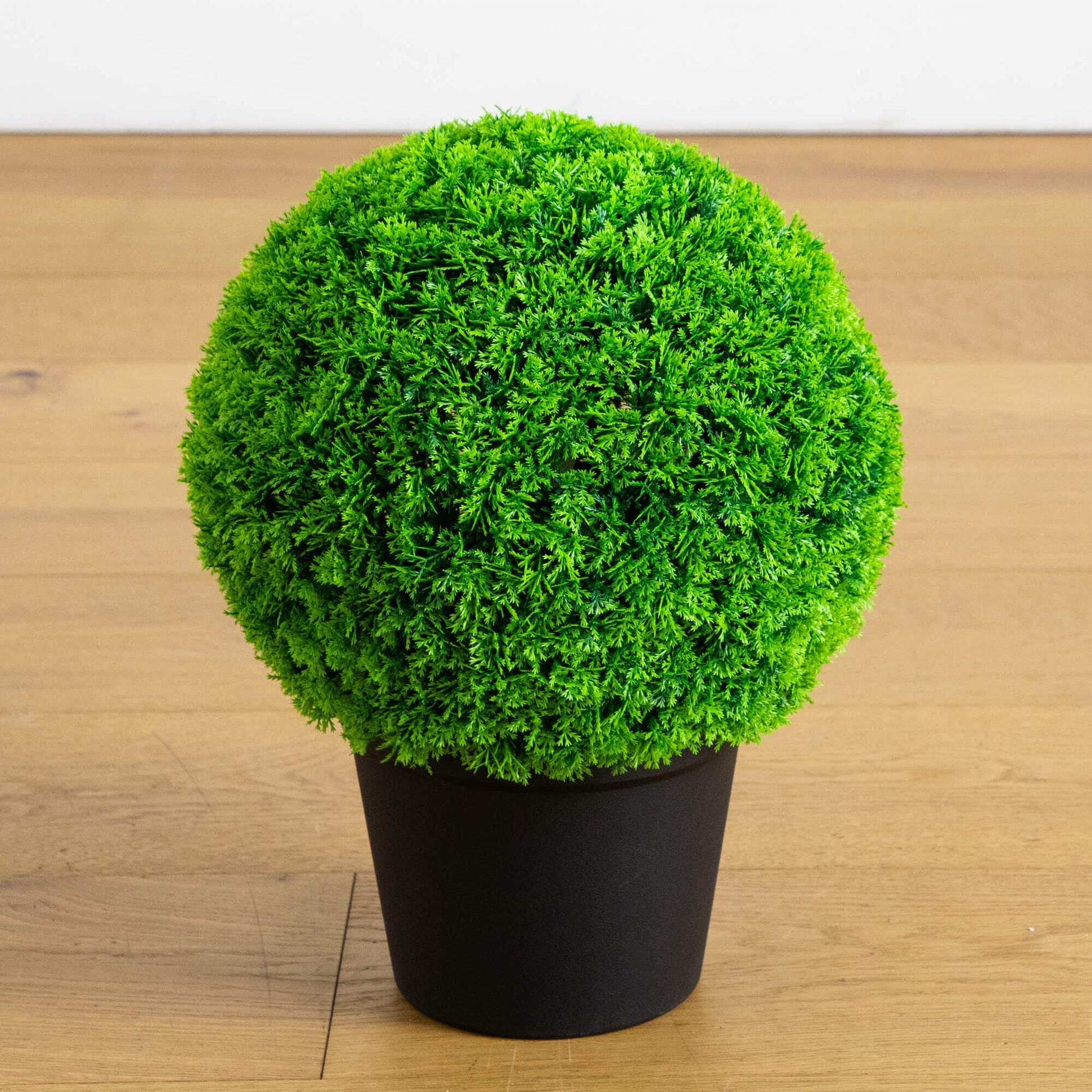 Mediterranean Cypress topiary 16in in black pot for indoor/outdoor use Nearly Natural on Tampa Home & Garden Store
