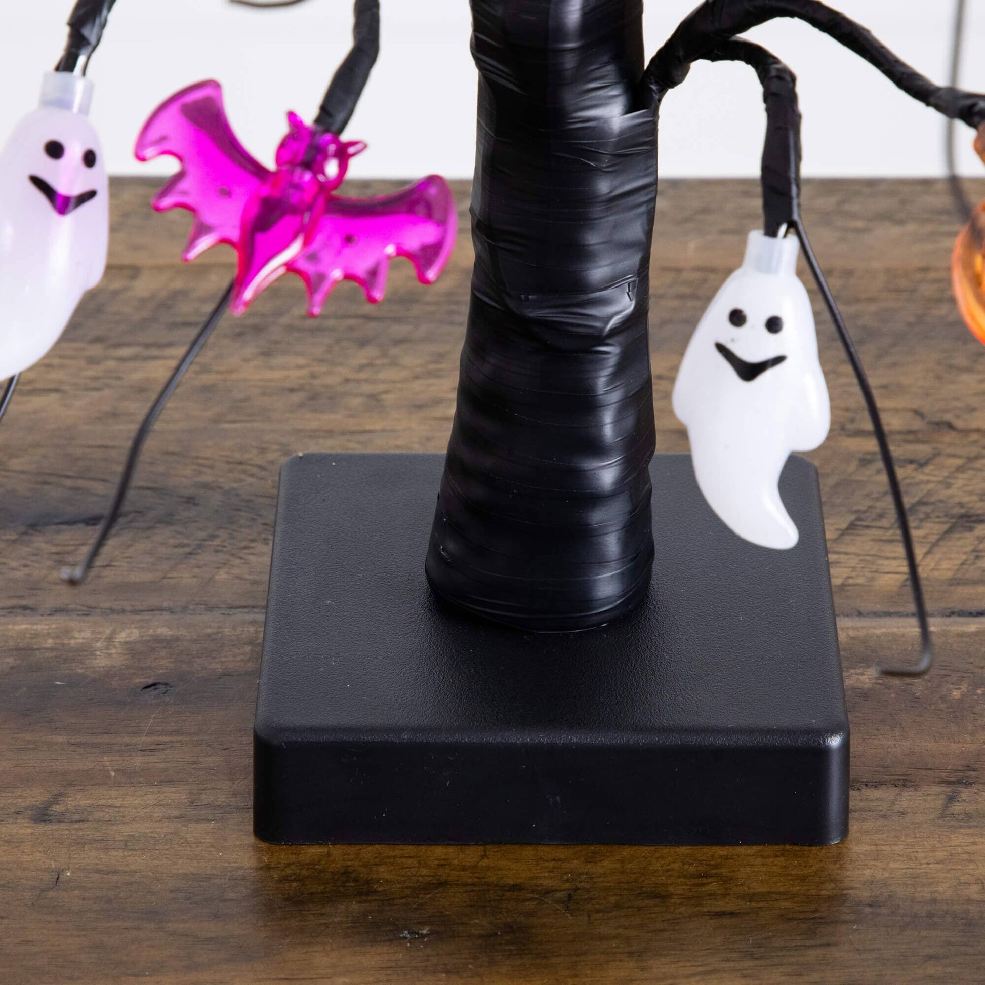 18-inch Nearly Natural pre-lit Halloween ghost, bat & pumpkin ornament tree with 24 LEDs on Tampa Home & Garden Store