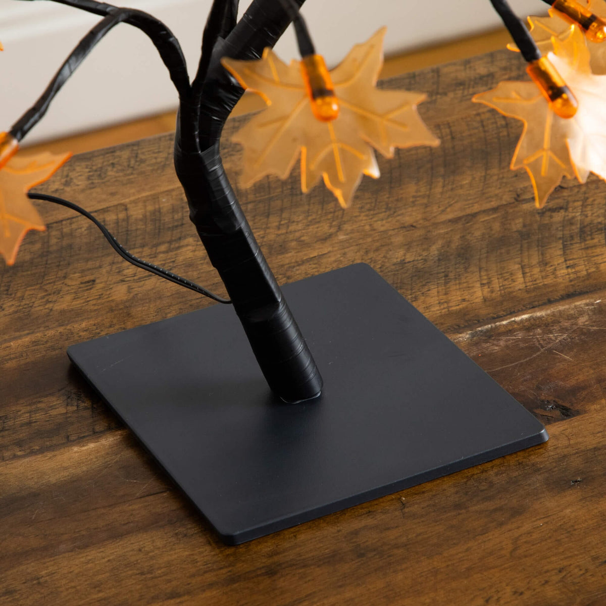 18in Nearly Natural Pre-Lit Autumn Maple Tree with 48 warm white LED maple-shaped lights on Tampa Home & Garden Store