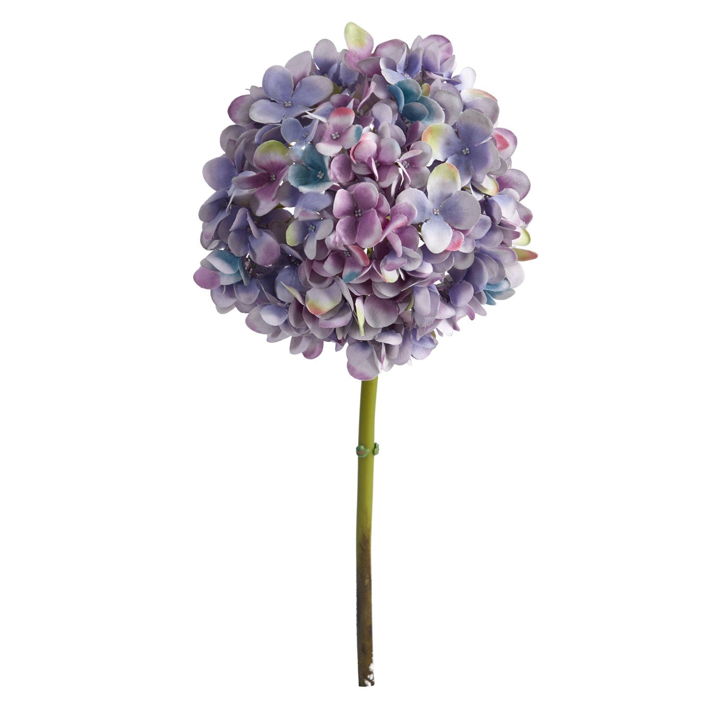 Hortensia artificial de 48 cm (juego de 3 tallos de seda)
