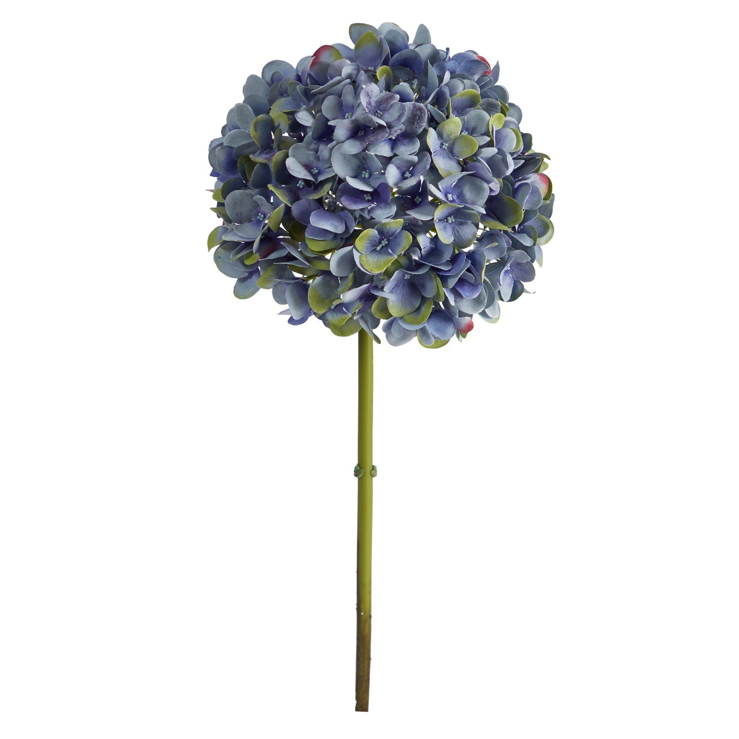 Hortensia artificial de 48 cm (juego de 3 tallos de seda)