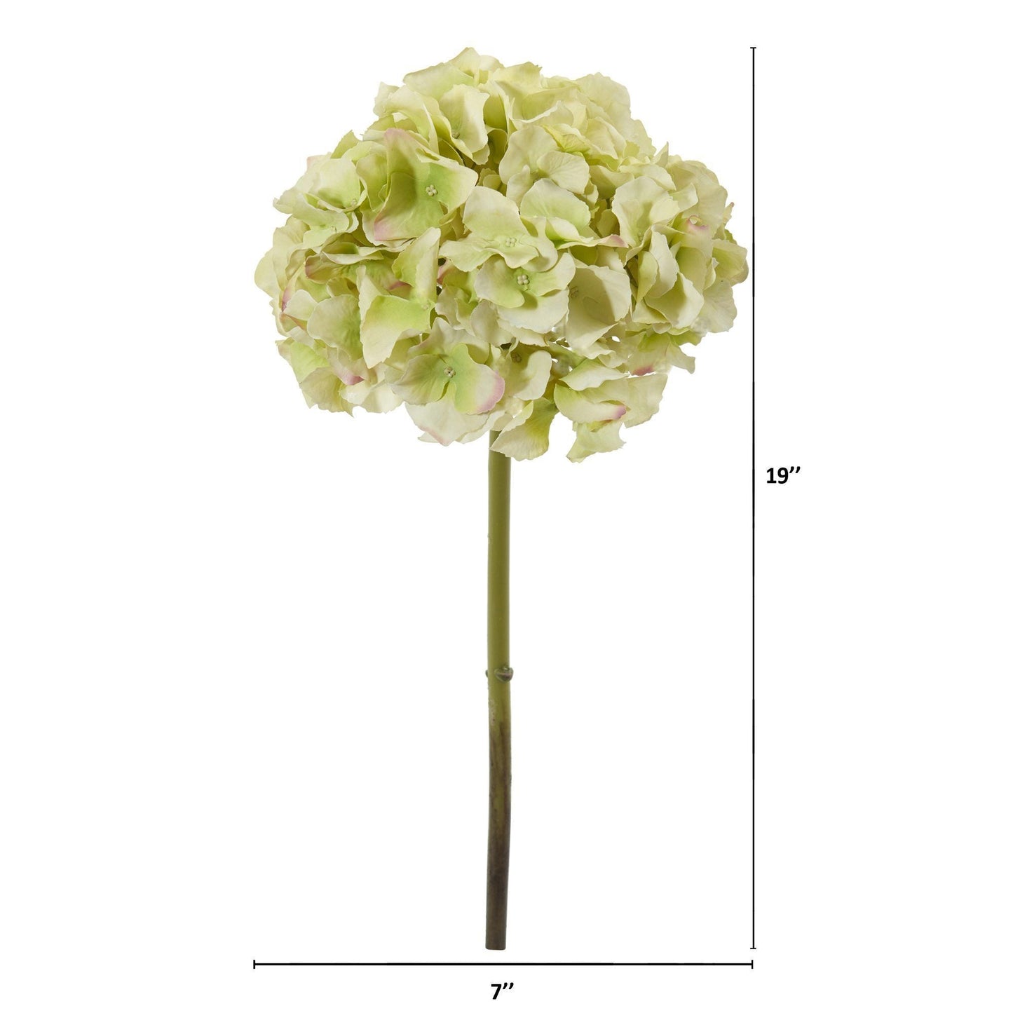 Hortensia artificial de 19 pulgadas (juego de 6)