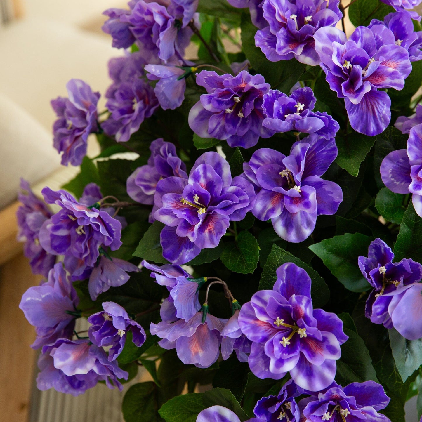 Artificial azalea bush 19in UV resistant, indoor/outdoor, set of 3, Nearly Natural on Tampa Home & Garden Store