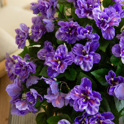 Artificial azalea bush 19in UV resistant, indoor/outdoor, set of 3, Nearly Natural on Tampa Home & Garden Store