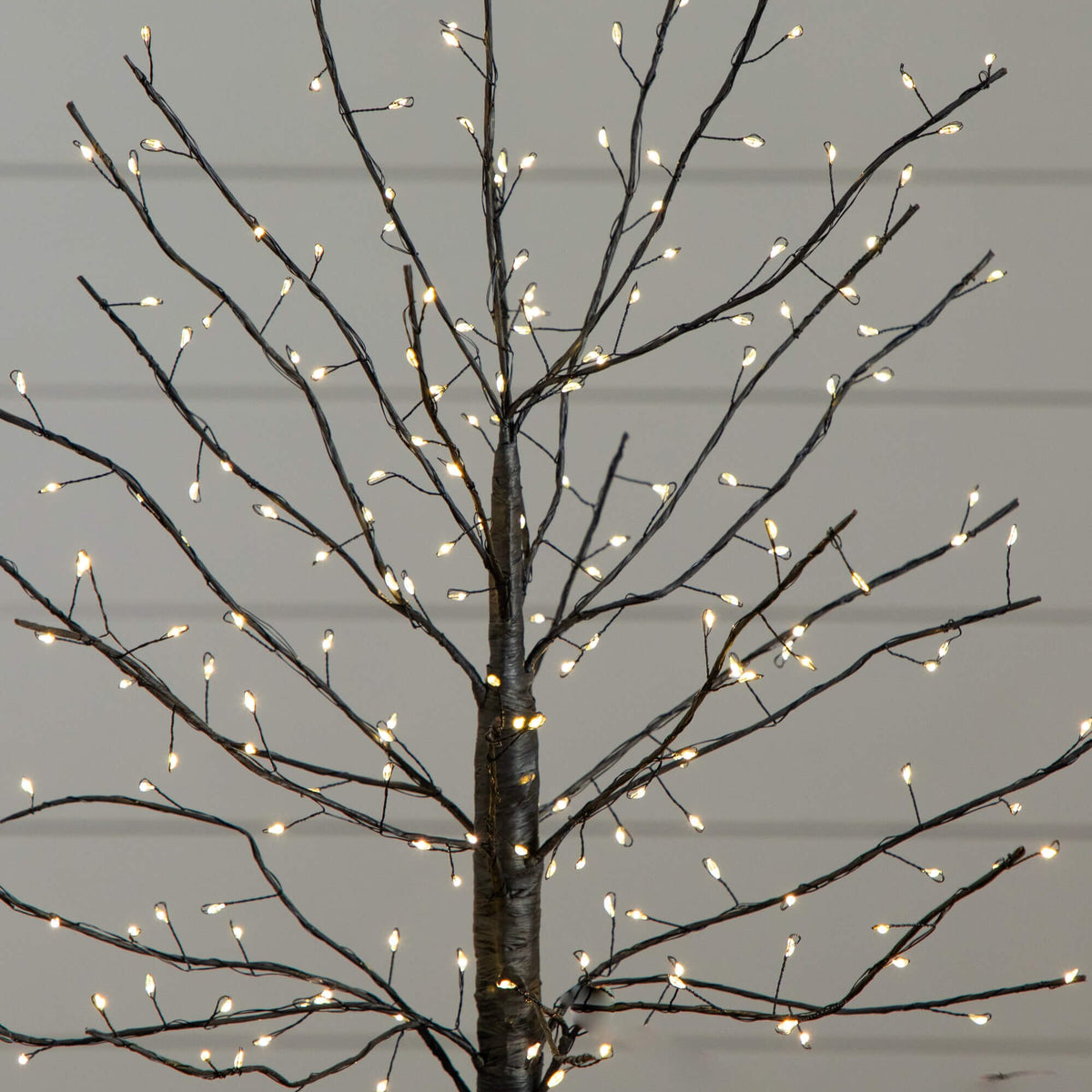 2' Pre-Lit Halloween Black Twig Tree by Nearly Natural with 210 warm white copper-wire LEDs on Tampa Home & Garden Store