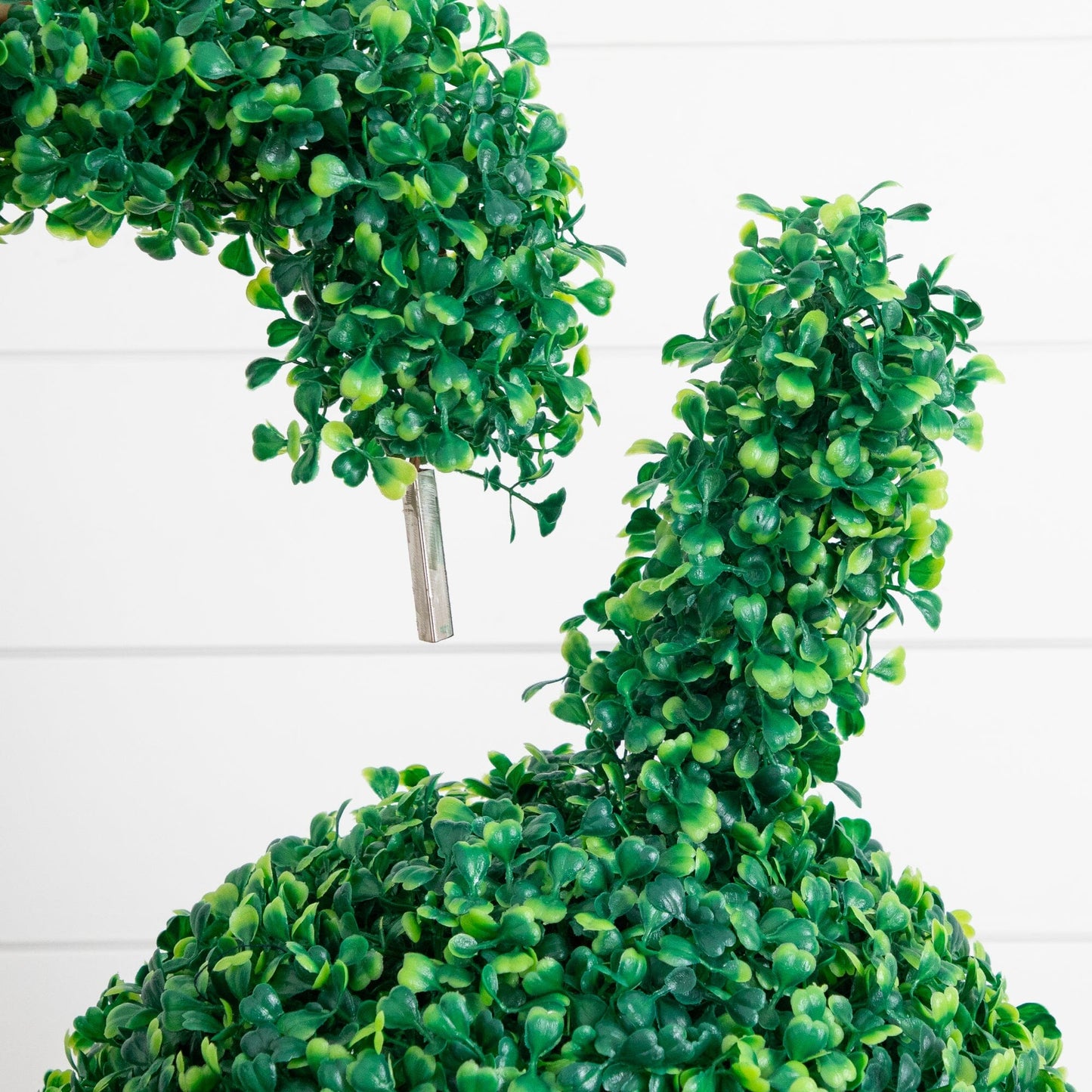 Set of 2 Nearly Natural 2' UV-resistant artificial boxwood topiaries with ground stakes on Tampa Home & Garden Store