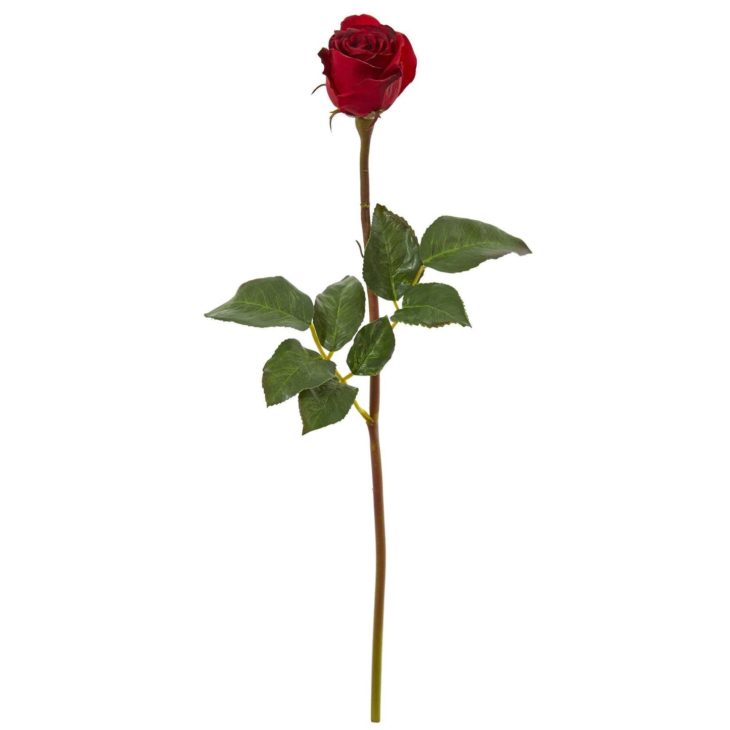 Bouton de rose artificiel de 50 cm (lot de 12)