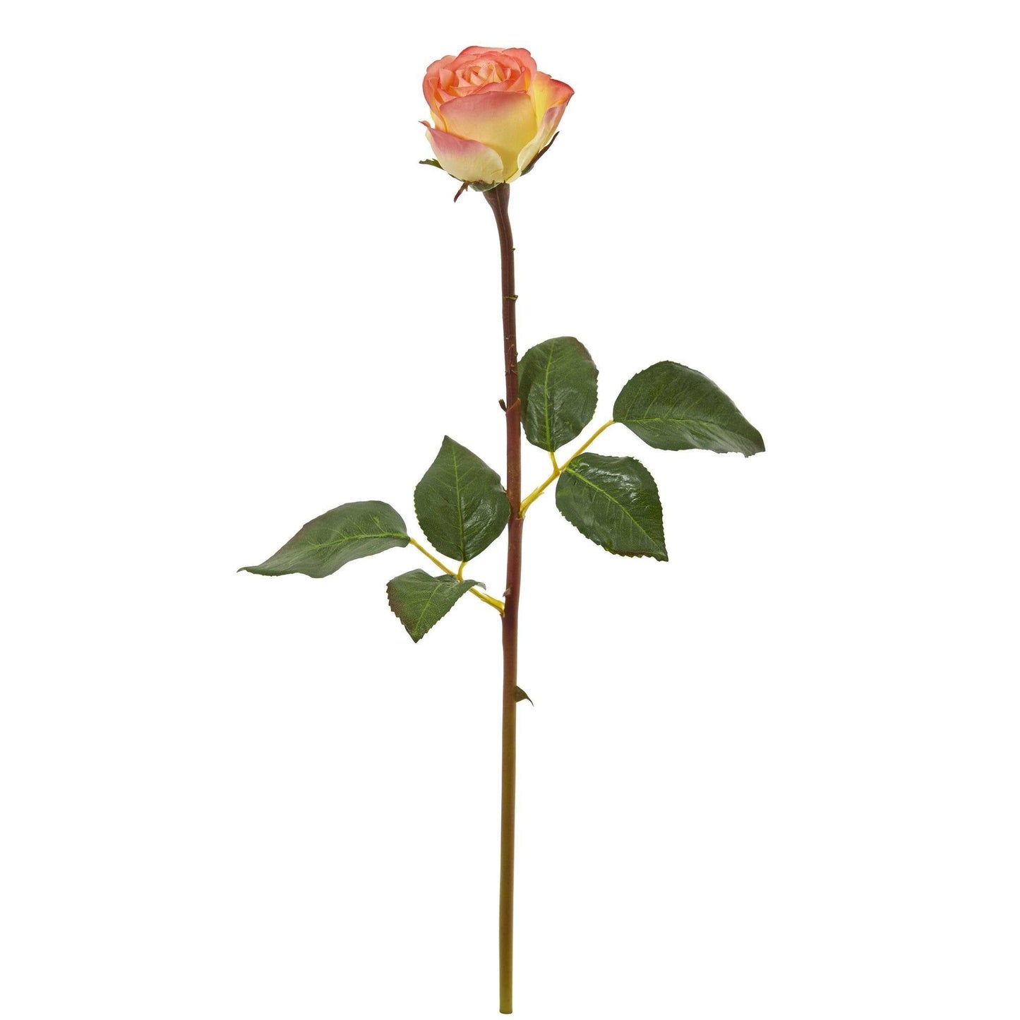Bouton de rose artificiel de 50 cm (lot de 12)
