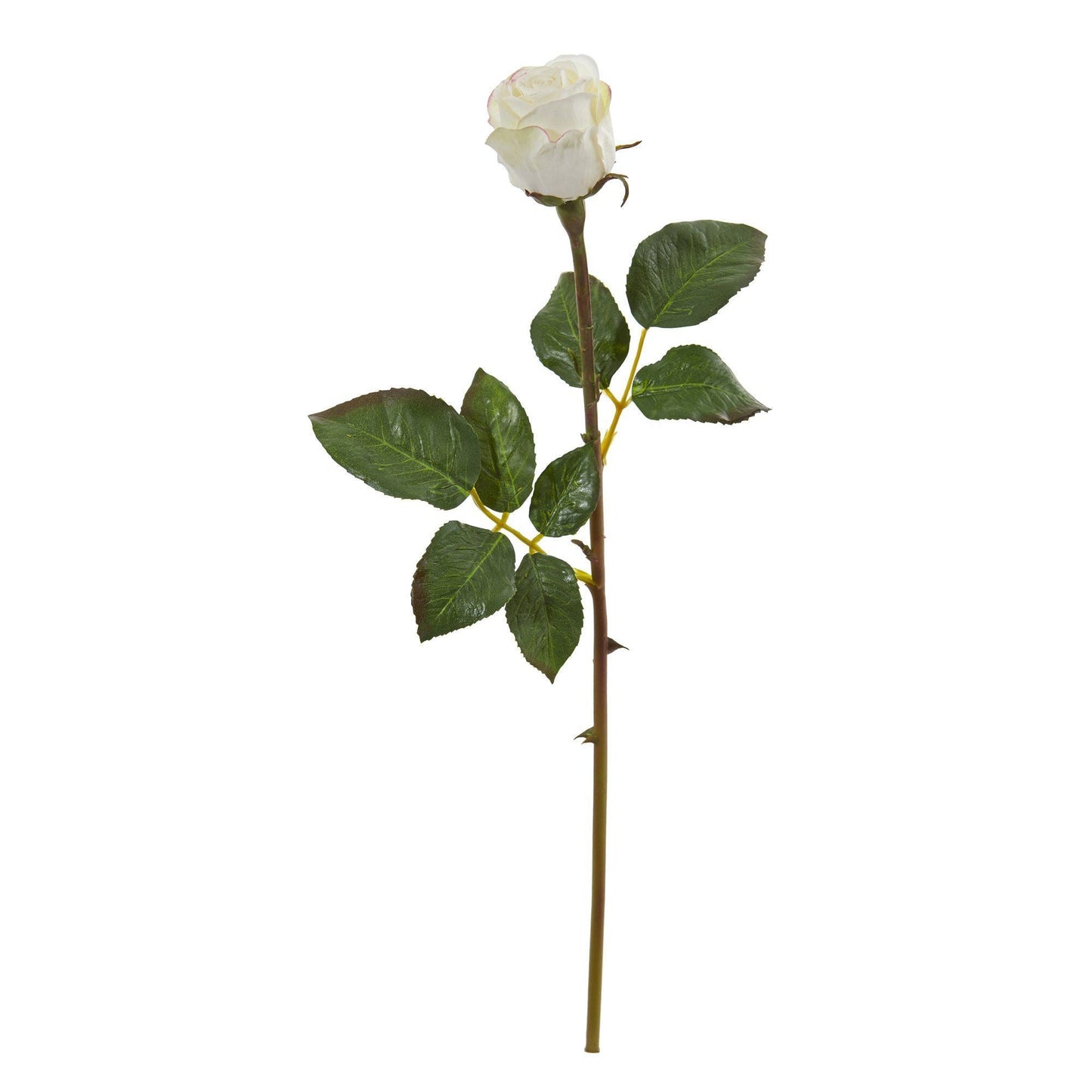Bouton de rose artificiel de 50 cm (lot de 12)