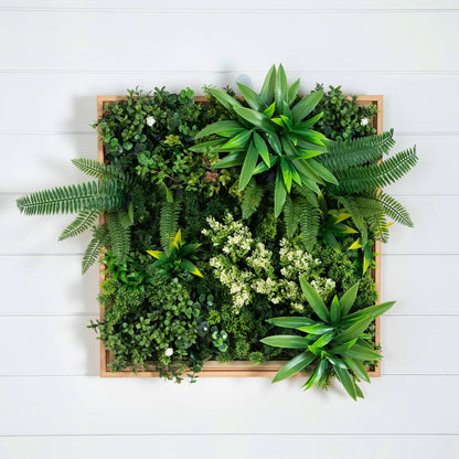 Light Wood and Queensland Rainforest Wall Panel