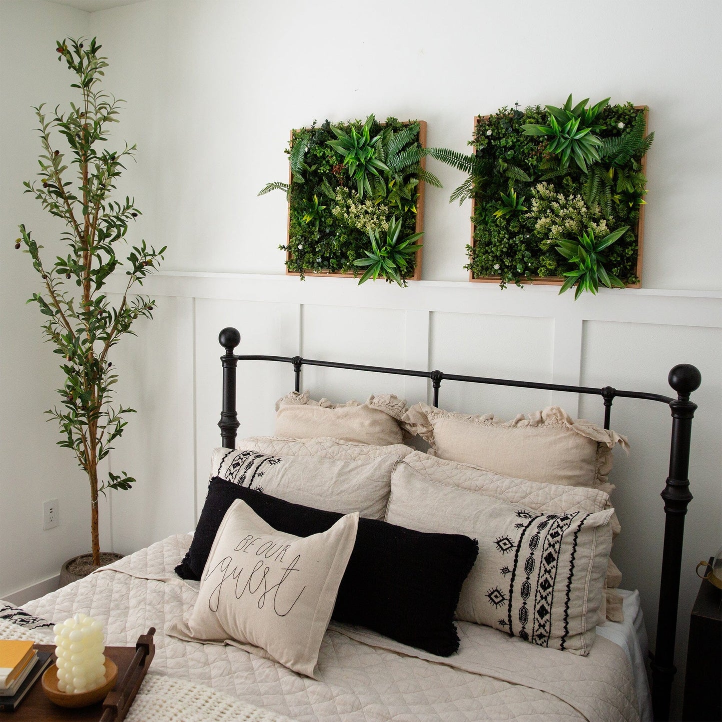 Light Wood and Queensland Rainforest Wall Panel