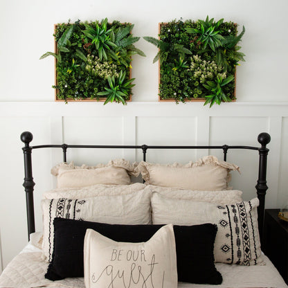 Light Wood and Queensland Rainforest Wall Panel