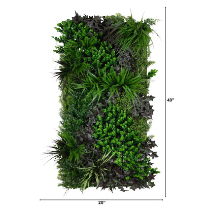 UV Resistant Borneo Jungle Living Wall Panel