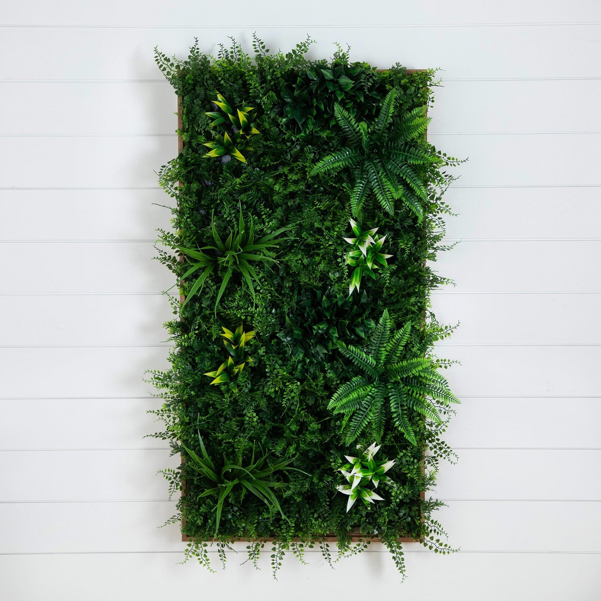 Wall Mat Nearly Natural Costa Rican Forest artificial wall panel, 20x40 in, dark wood on Tampa Home & Garden Store
