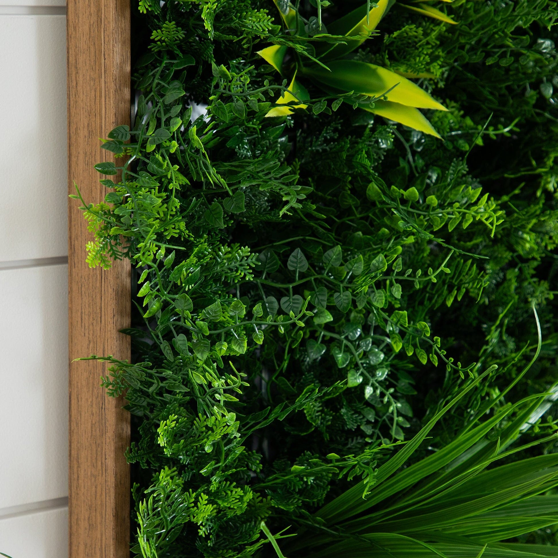 20x40 UV resistant Costa Rican Forest artificial living wall panel in dark wood greenery on Tampa Home & Garden Store