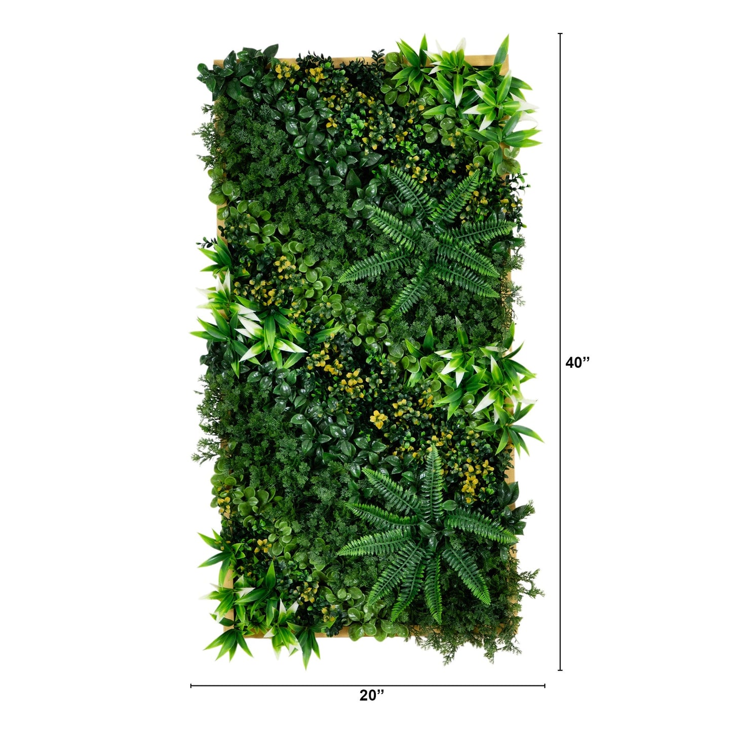 the Hawaiian Islands Artificial Living Wall Panel