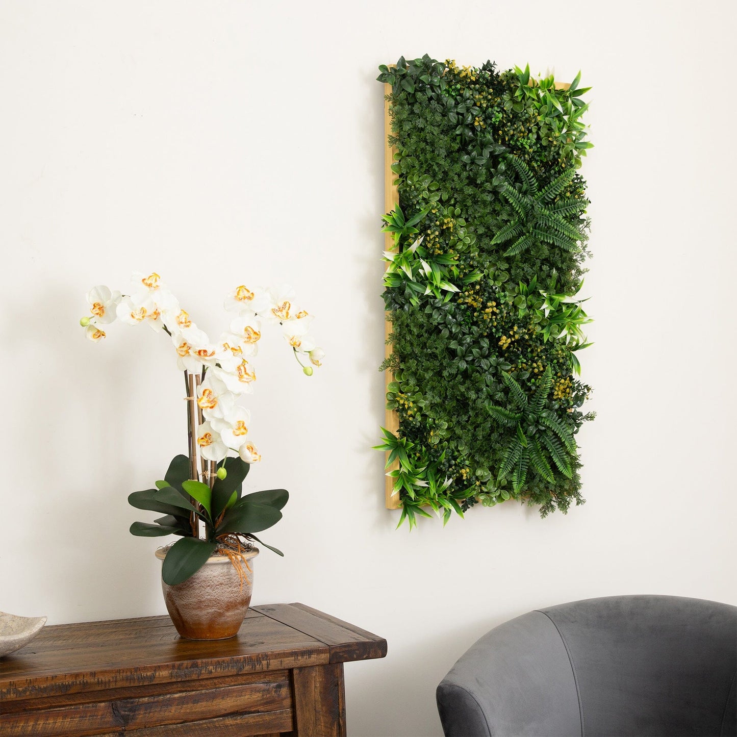 the Hawaiian Islands Artificial Living Wall Panel