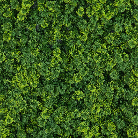 Wall Mat Nearly Natural Irish Green Meadow artificial flora in black aluminum, UV resistant on Tampa Home & Garden Store