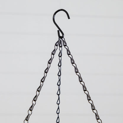 Nearly Natural 21in UV Resistant Gardenia Hanging Basket with black metal chain indoor outdoor on Tampa Home & Garden Store