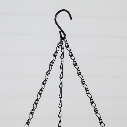 Nearly Natural 21in UV Resistant Gardenia Hanging Basket with black metal chain indoor outdoor on Tampa Home & Garden Store