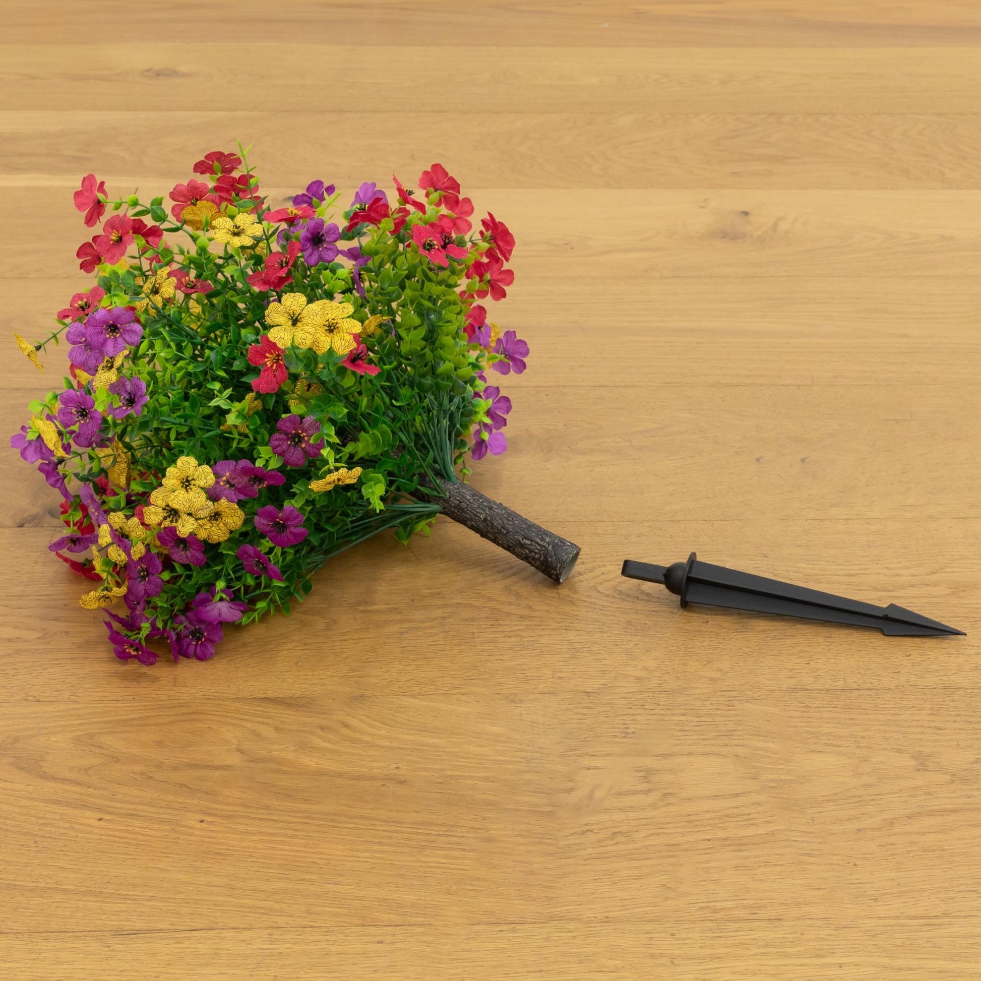 23in UV artificial daisy flowering plant with integrated stake set of 2 Nearly Natural indoor/outdoor on Tampa Home & Garden Store