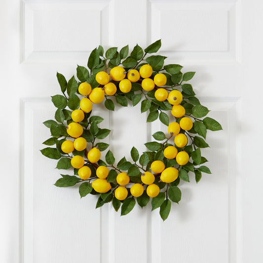 24” Lemon Wreath